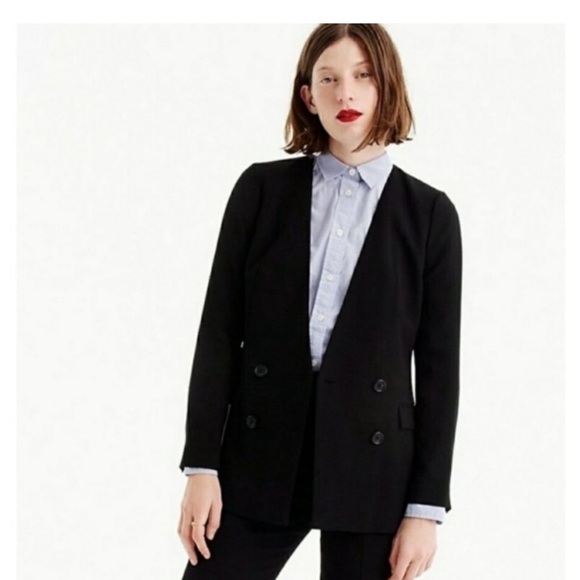 Rare - Jcrew French Girl Suit, Navy - Picture 2 of 10